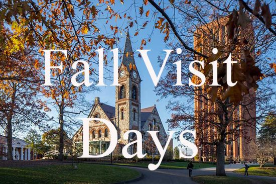 Picture of Fall Visit Days